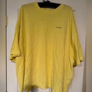 Collision yellow T-shirt. Size: 3xl